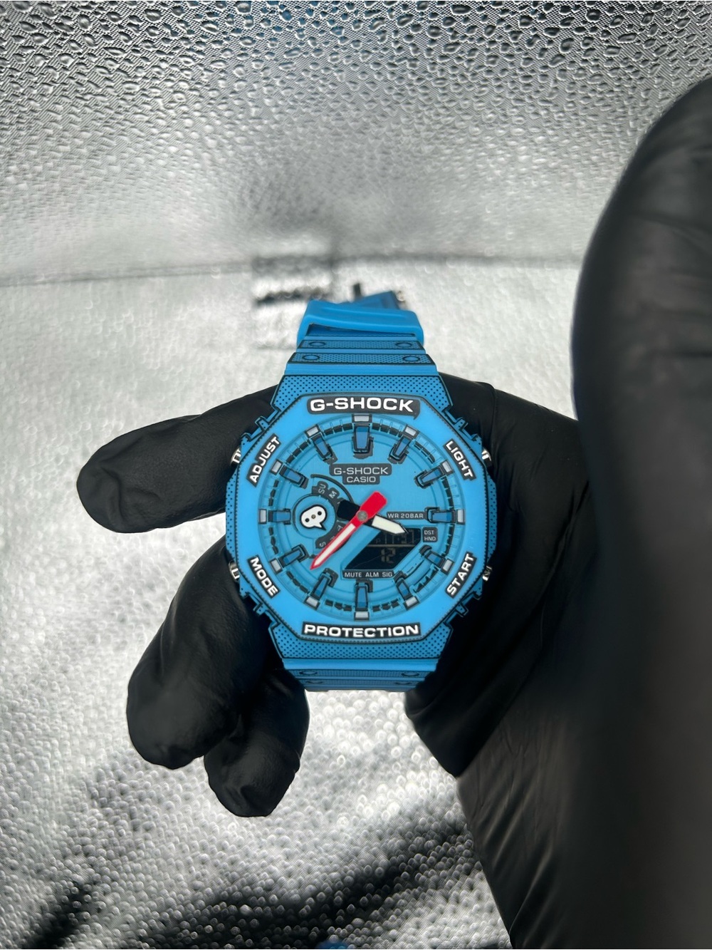 G-Shock Blue and Red Analog-Digital Sport Watch
